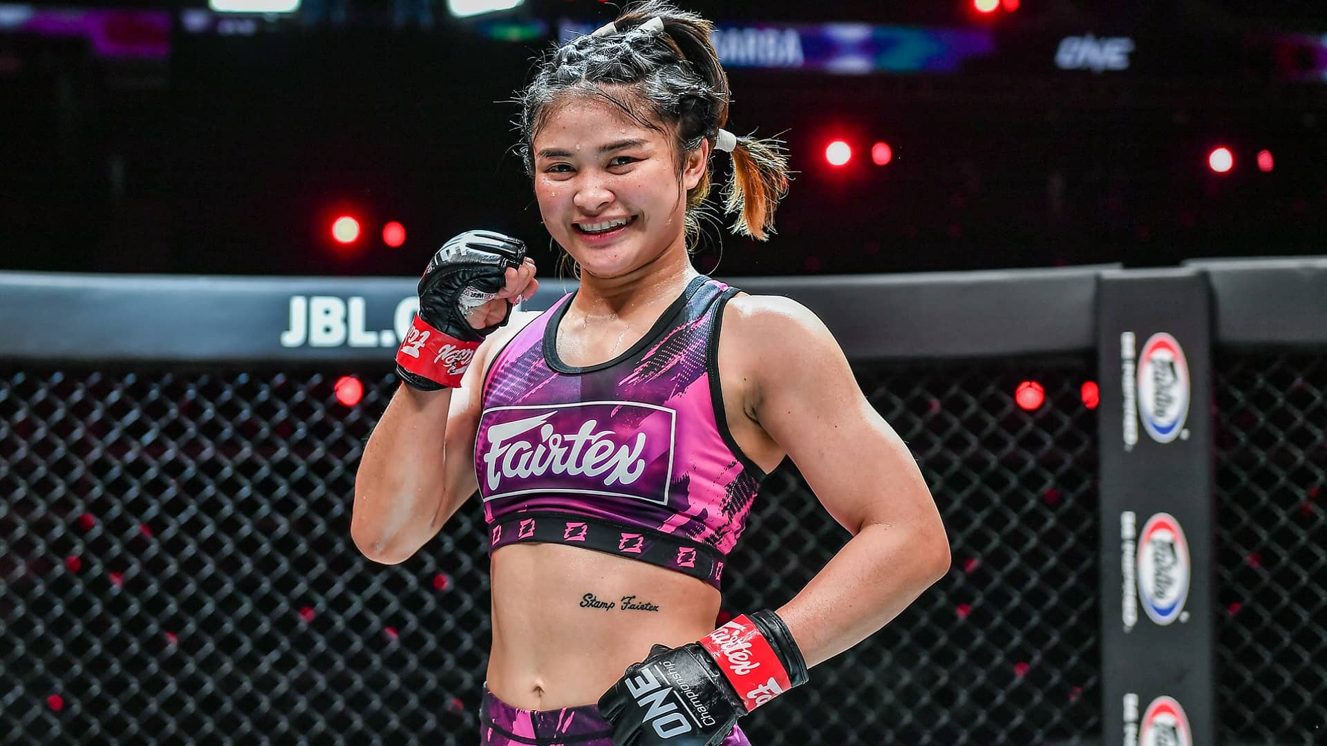 Stamp Fairtex Wins One Atomweight Grand Prix Defeats Ritu Phogat At One Winter Warriors