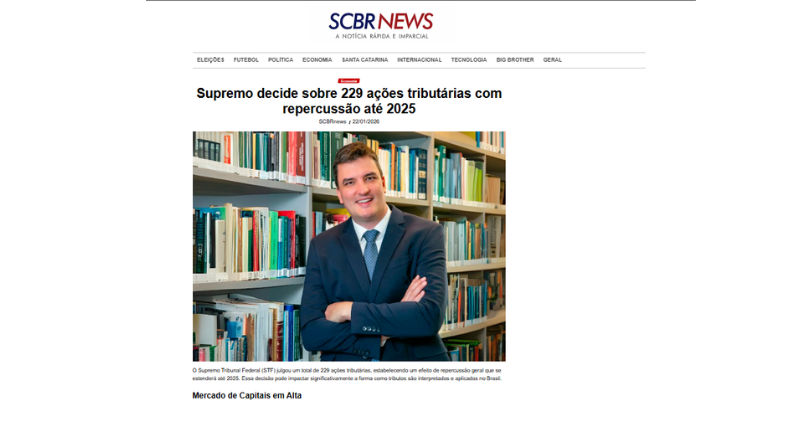 Supremo decide sobre 229 ações tributárias com repercussão até 2025