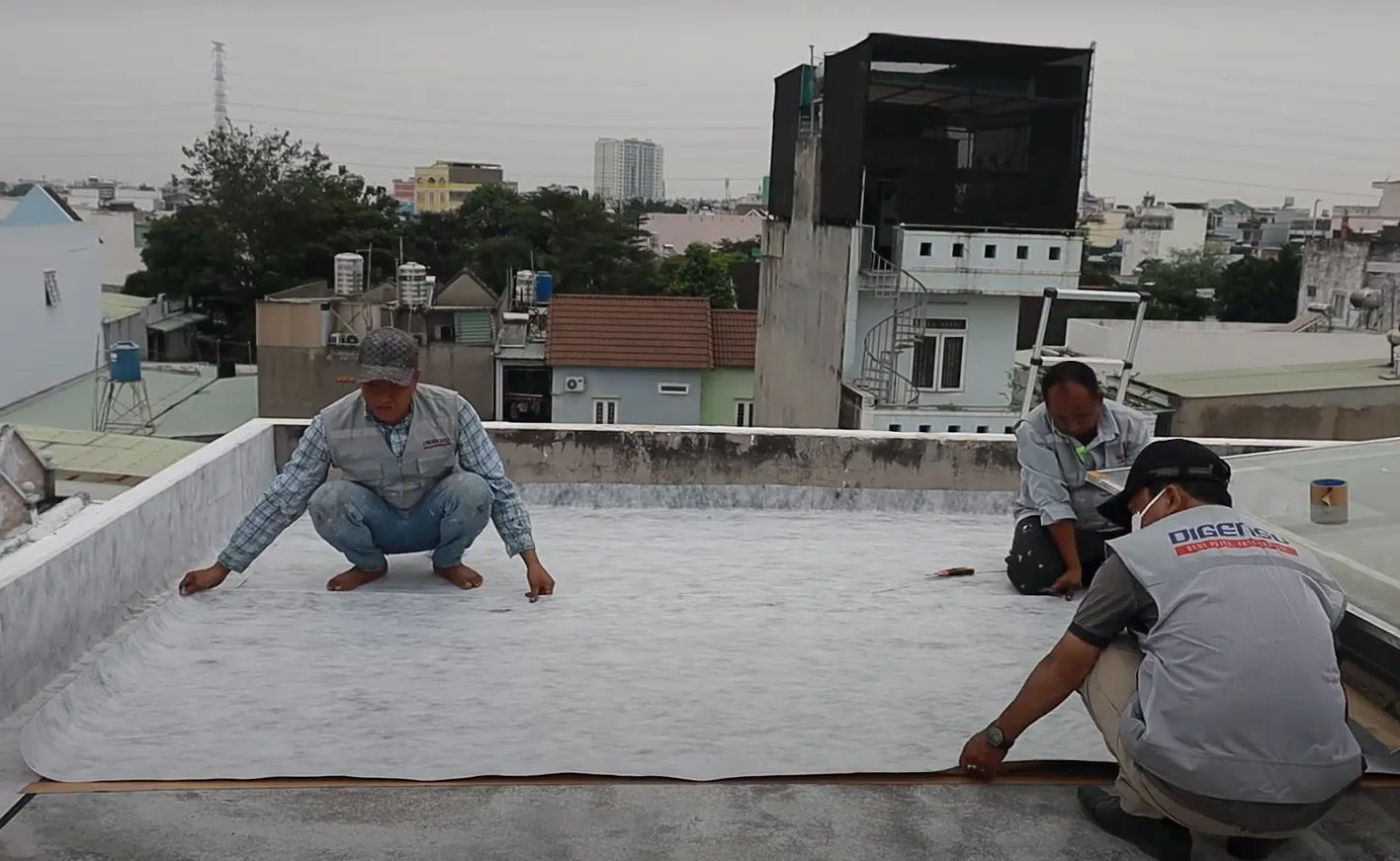 Mảng chống thấm butyl polyester 4420 Maxell Nhật Bản