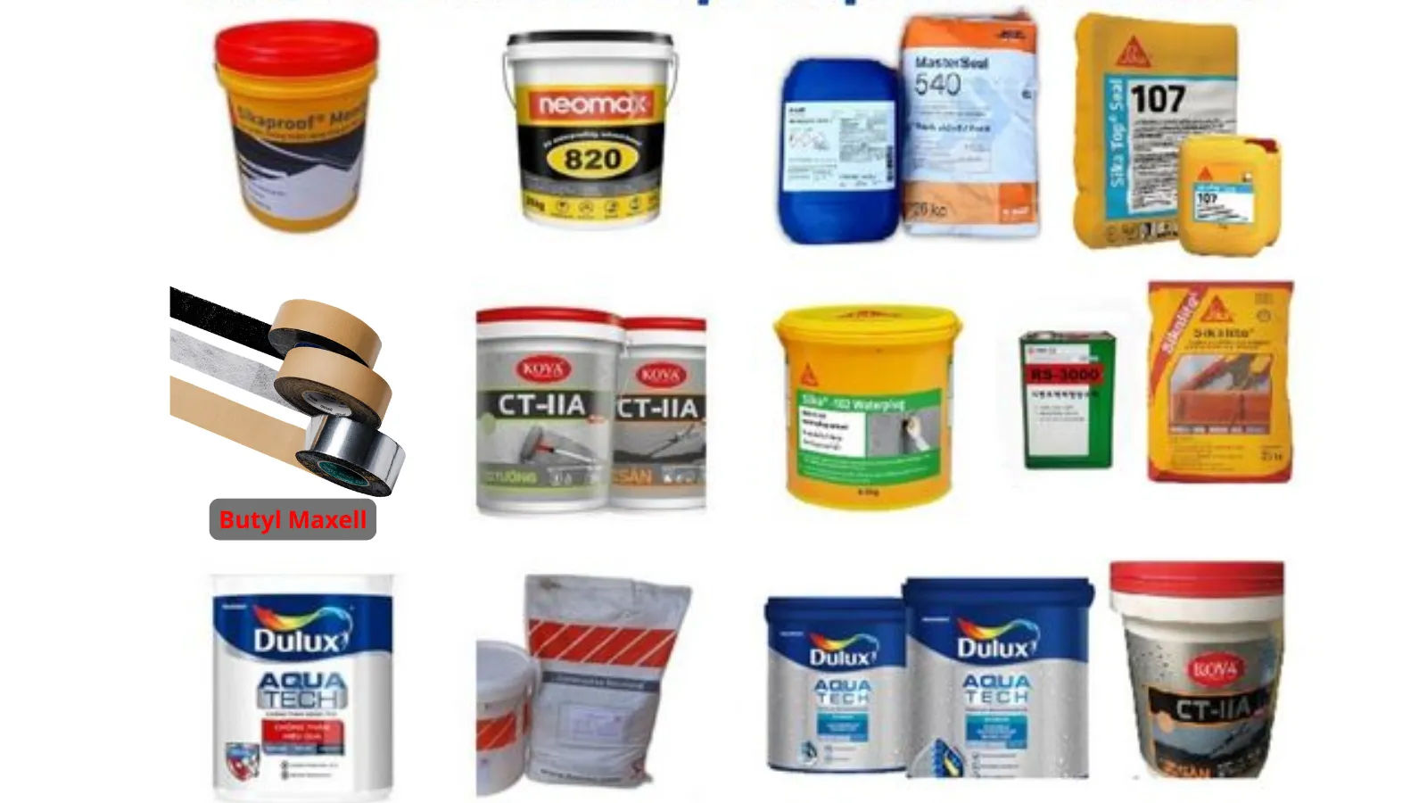 Các phương pháp và vật liệu chống thấm sân thượng phổ biến tại Việt Nam