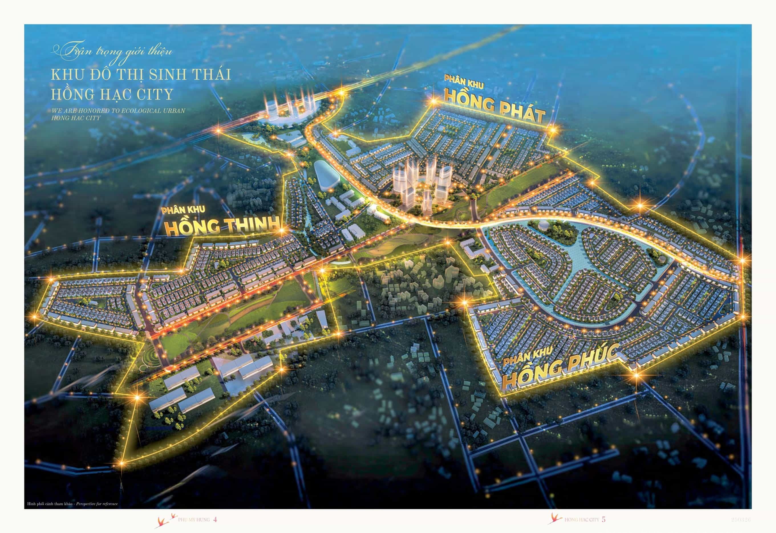 Hồng Hạc City master plan map