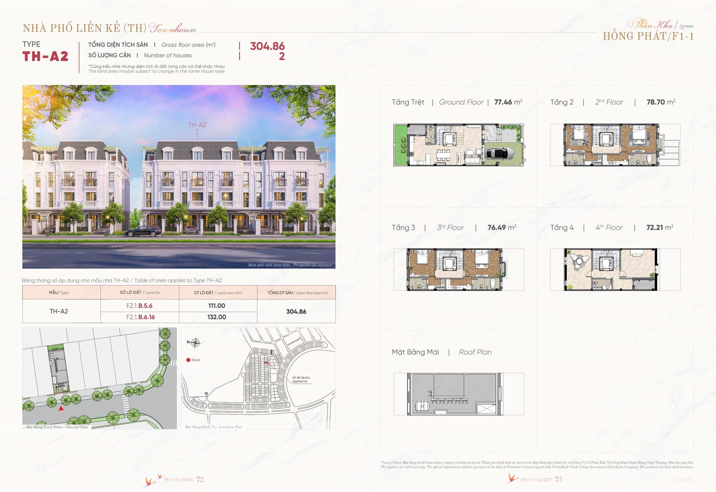 TH-A2 Townhouse, Hồng Hạc City
