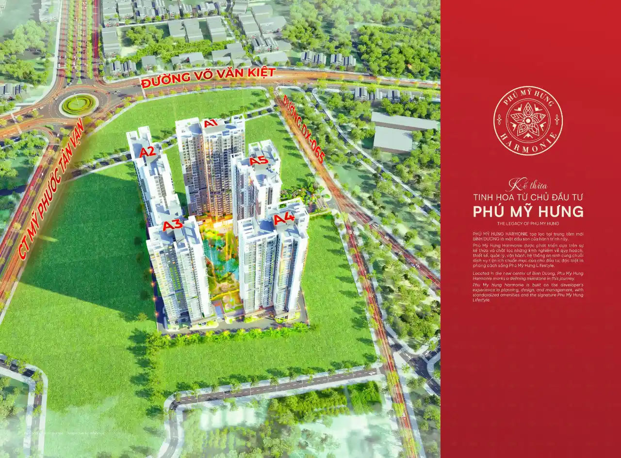 The Harmonie Phú Mỹ Hưng -5 tòa nhà 5 ngũ hành khác nhau