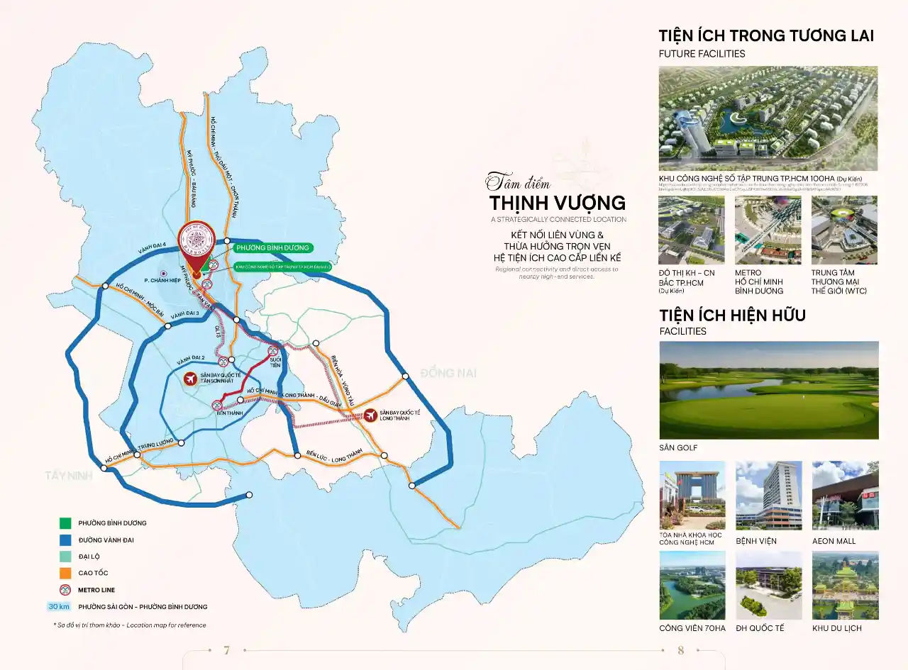 Vị trí căn hộ Harmonie Phú Mỹ Hưng Bình Dương