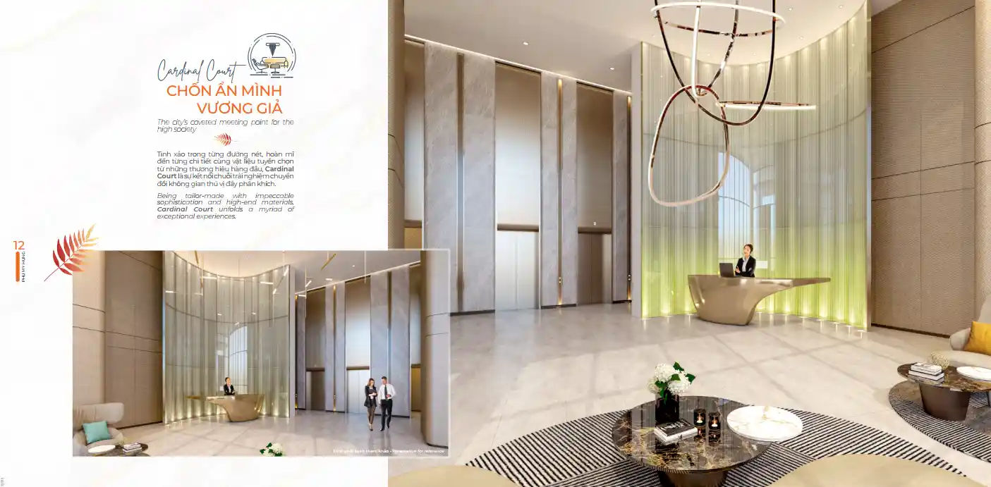 Căn hộ Cardinal Court Phú Mỹ Hưng - sảnh căn hộ