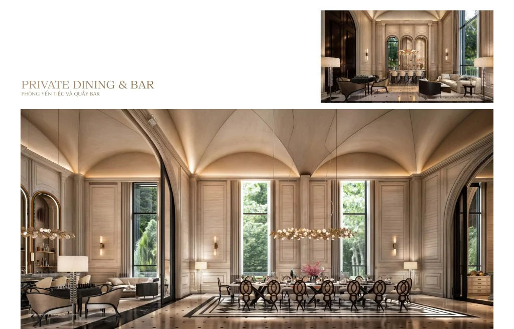 Casa Luna sở hữu phòng Yến tiệc và quầy Bar đặc quyền cho cư dân