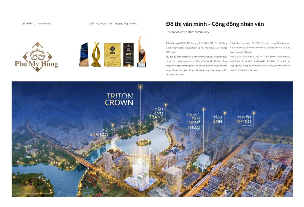 Chủ đầu tư Triton Crown Phú Mỹ Hưng - Công Ty TNHH Phát Triển Phú Mỹ Hưng