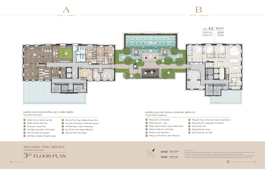 Mặt bằng dự án Casa Luna Phú Mỹ Hưng - Tầng 3