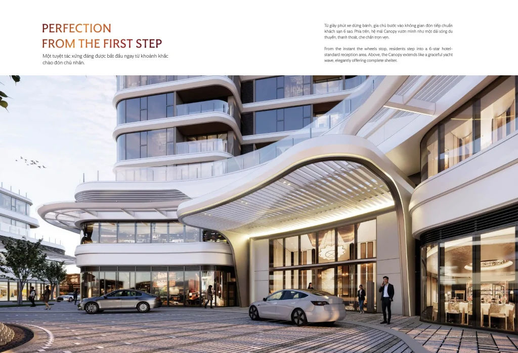 Phối cảnh Shophouse Triton Crown Phú Mỹ Hưng