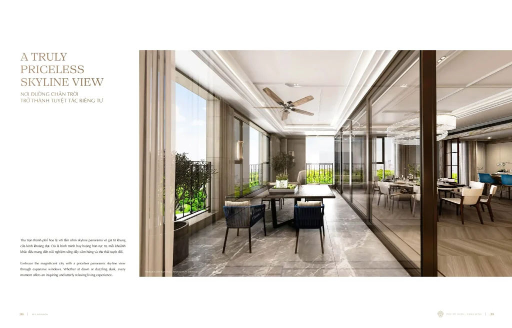 Phòng Yến Tiệc và bếp riêng tại Casa Luna Phú Mỹ Hưng