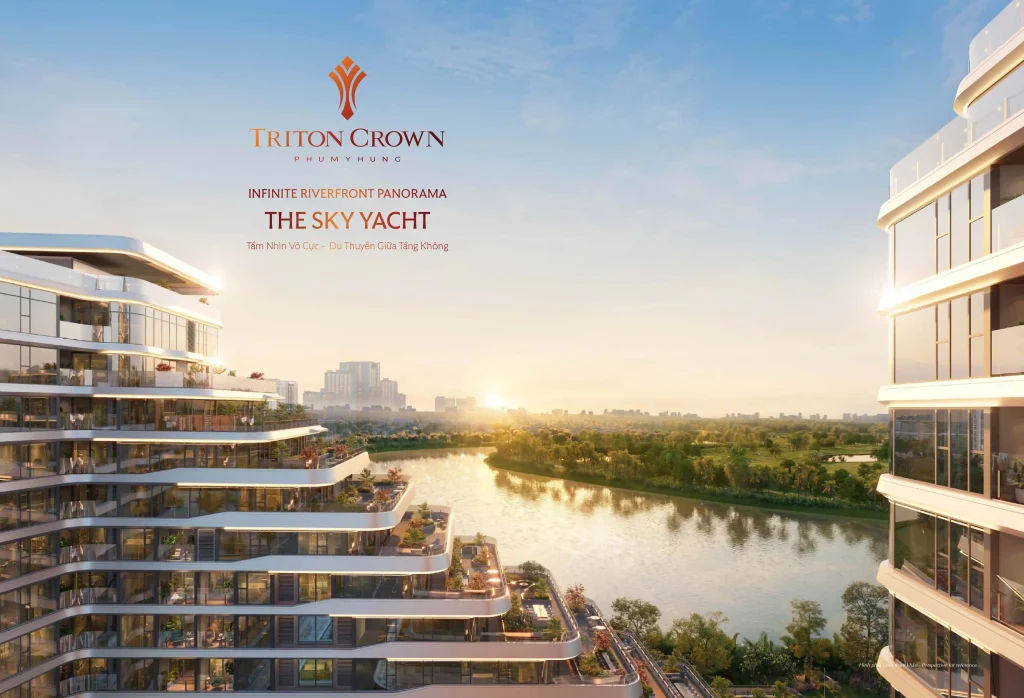 Triton Crown - Hướng Đông Nam View Sông