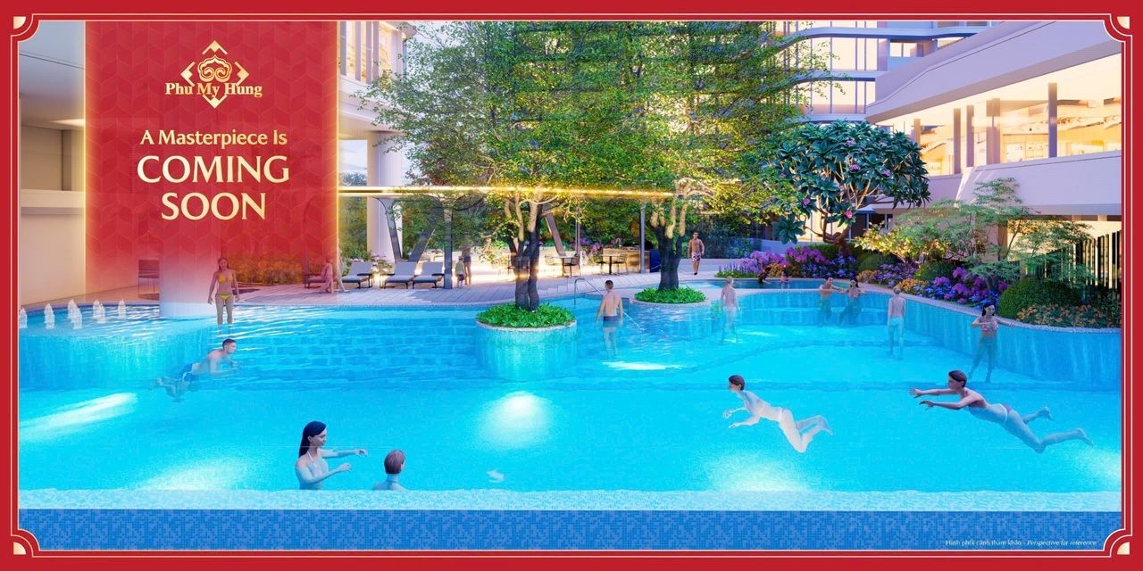 Hồ Bơi Căn Hộ Triton Crown Chuẩn Resort 5 sao