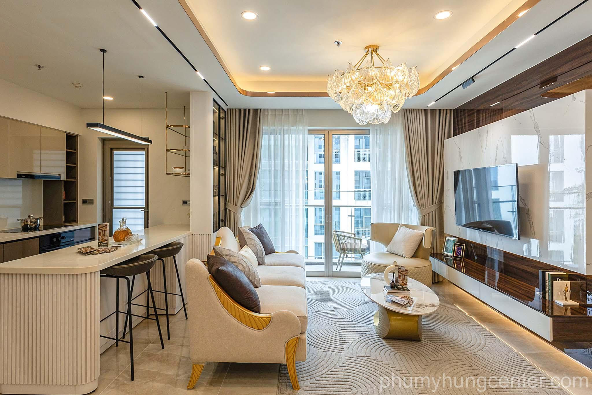 Inside a premium apartment at Phú Mỹ Hưng