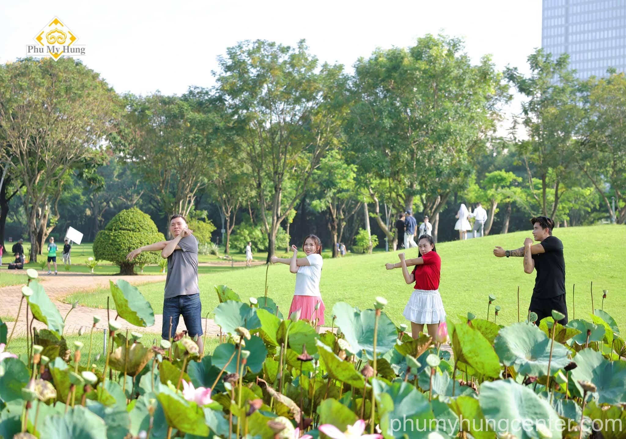Nam Viên Park covering 20000m2