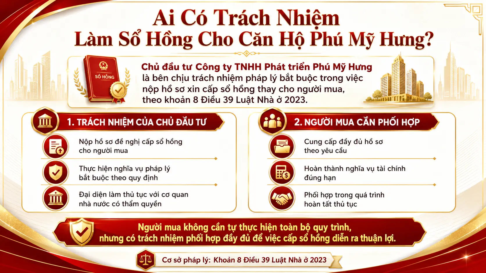Ai Có Trách Nhiệm Làm Sổ Hồng Cho Căn Hộ Phú Mỹ Hưng
