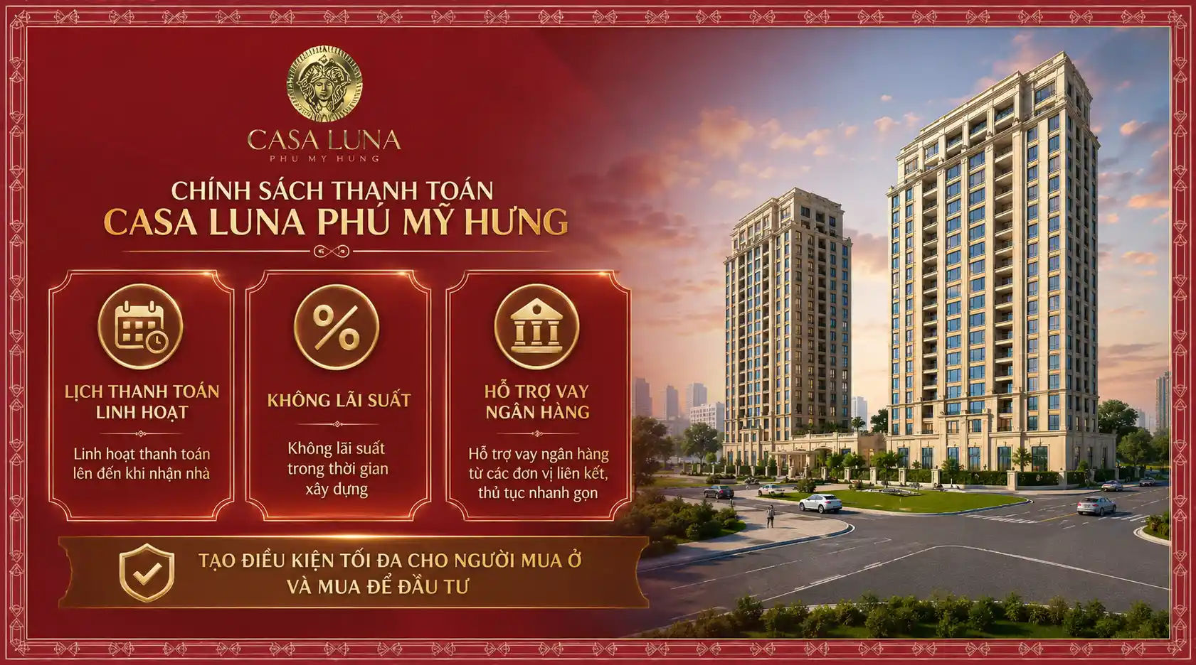 Chính sách thanh toán Casa Luna Phú Mỹ Hưng như thế nào
