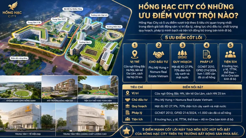 Hồng Hạc City Có Những Ưu Điểm Vượt Trội Nào