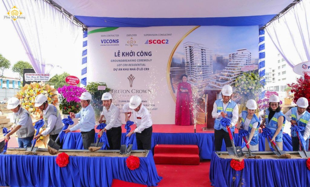 Khởi công dự án Triton Crown Phú Mỹ Hưng