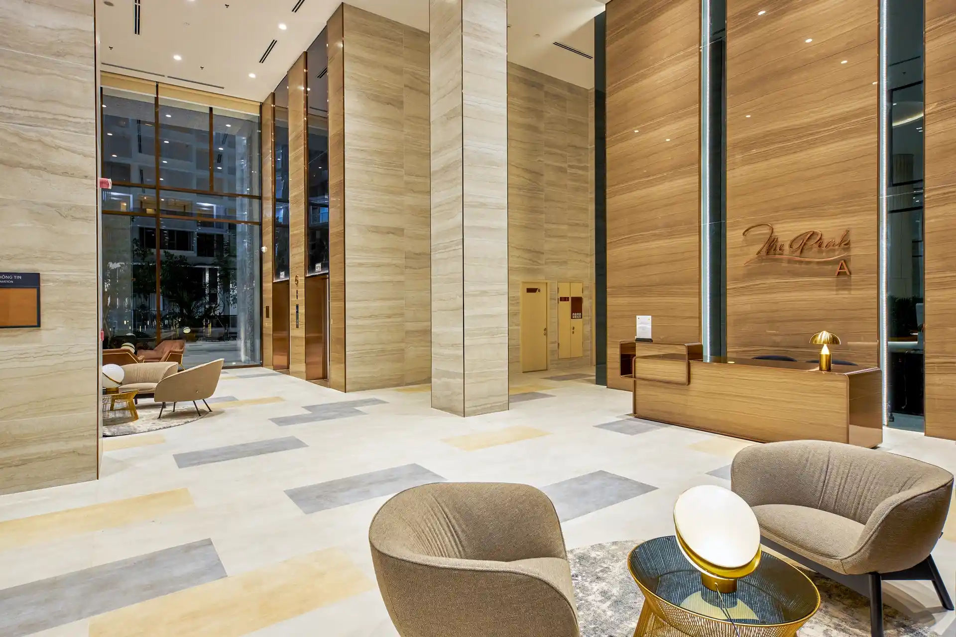 Tiện ích Căn hộ Midtown M8 The Peak - Sảnh căn hộ Block A