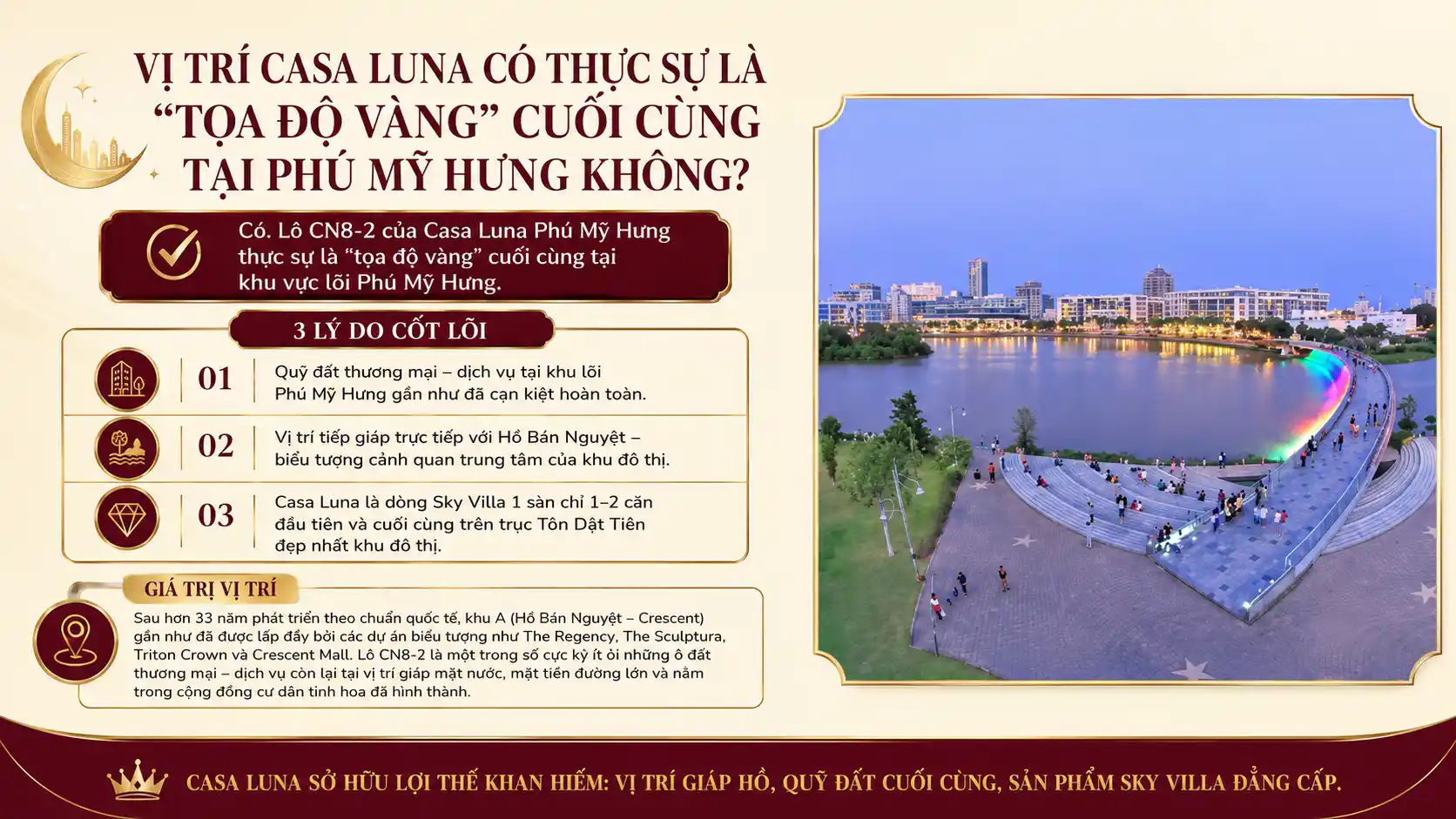 Vị trí Casa Luna có thực sự là tọa độ vàng cuối cùng tại Phú Mỹ Hưng không
