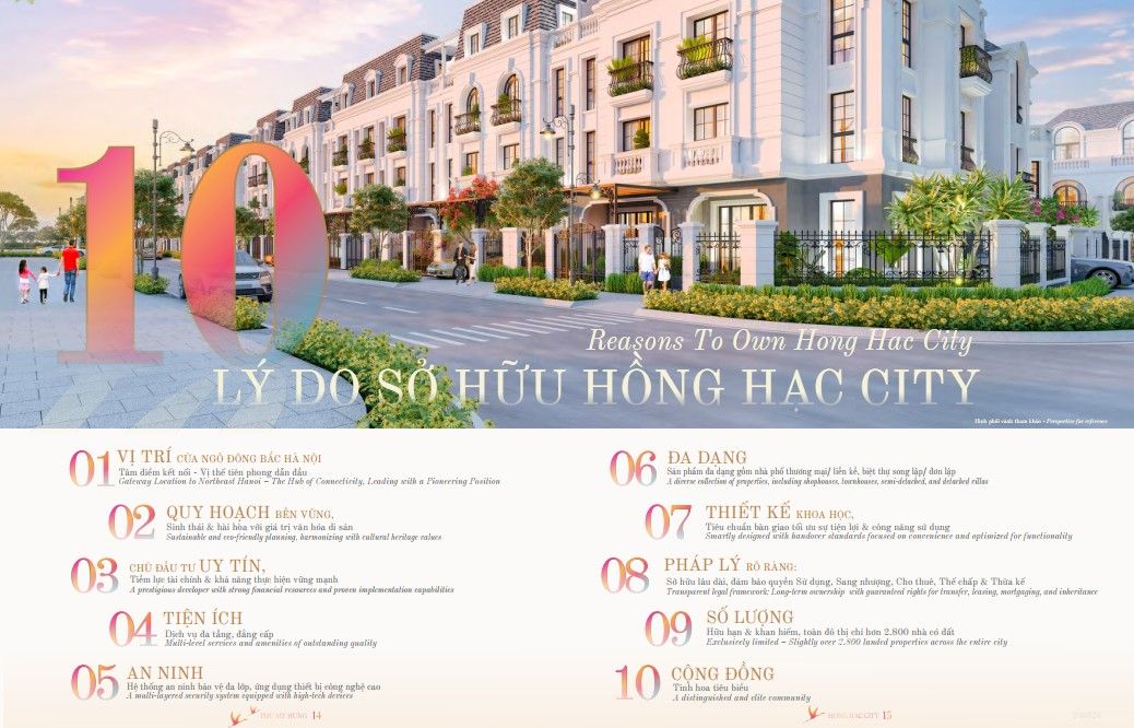 10 Lý do nên mua Hồng Hạc City Phú Mỹ Hưng