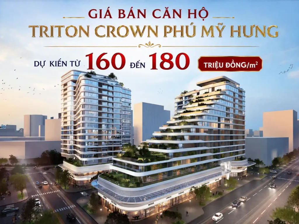 Bảng giá căn hộ Triton Crown Phú Mỹ Hưng
