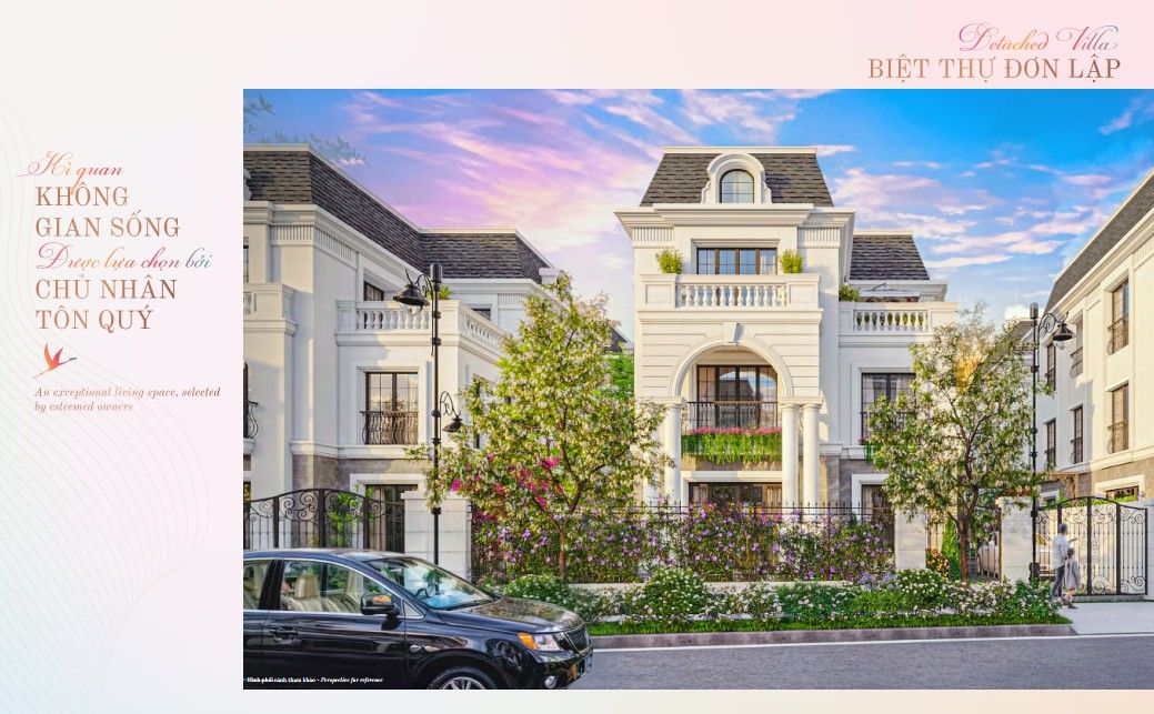 Biệt thự đơn lập dự án Hồng Hạc City Phú Mỹ Hưng