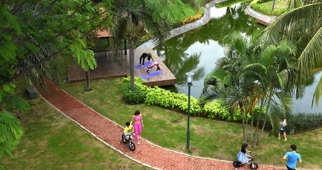 Công Viên Nam Viên rộng 2hecta ở KĐT Phú Mỹ Hưng