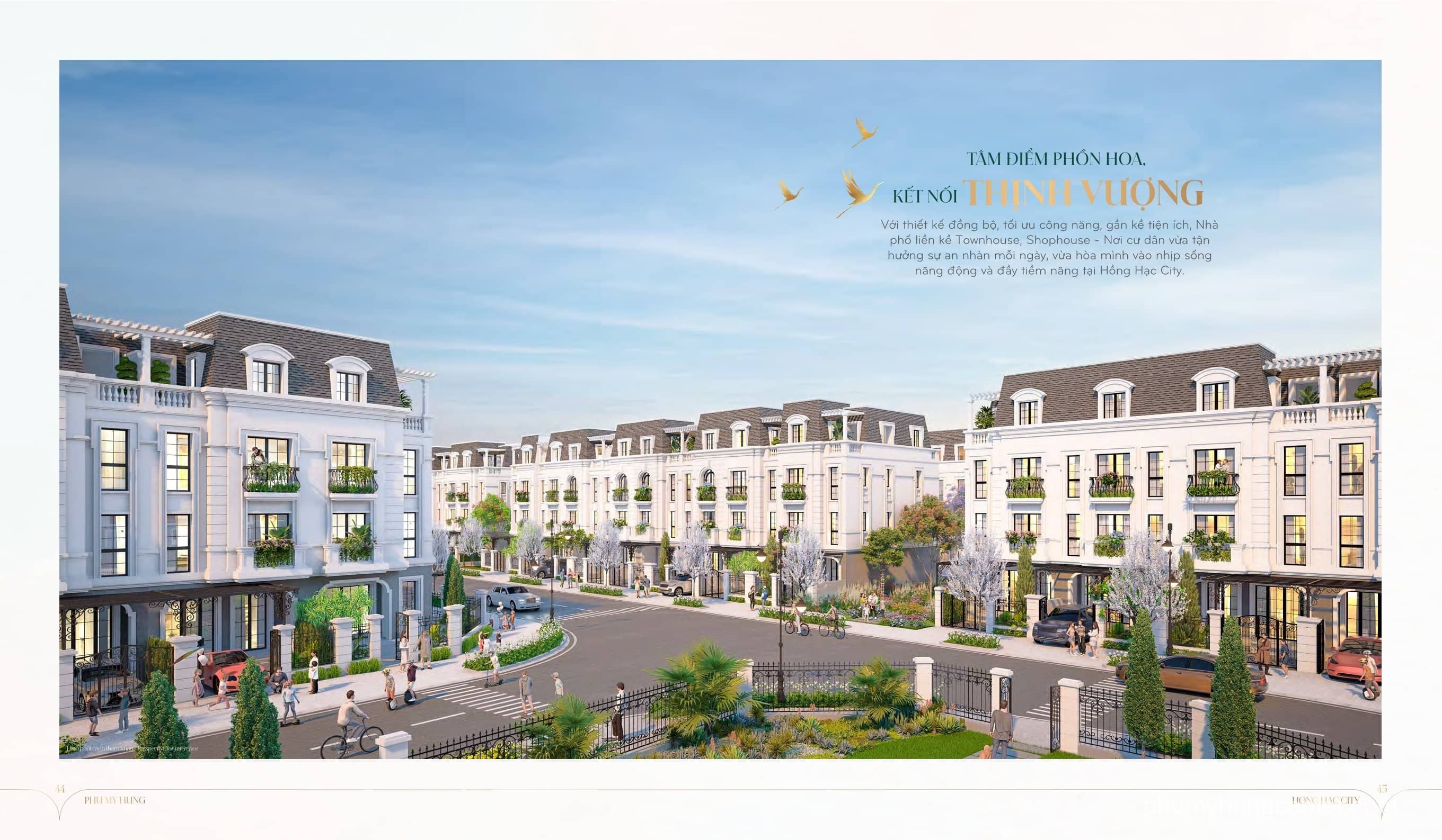 Nhà Phố Hồng Hạc City - Phân Khu Hồng Phát