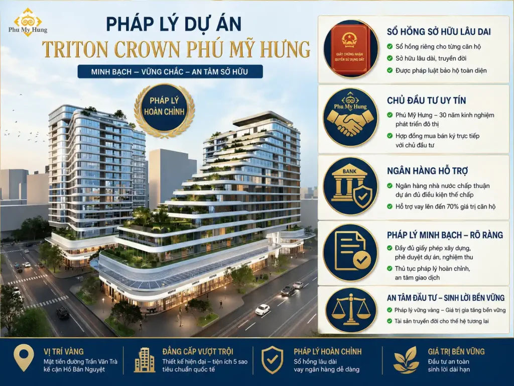 Pháp lý dự án Triton Crown Phú Mỹ Hưng