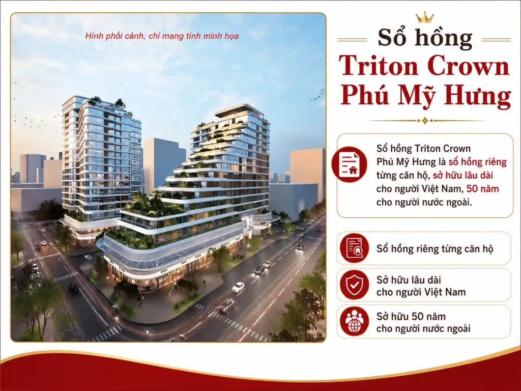 Sổ hồng Triton Crown Phú Mỹ Hưng