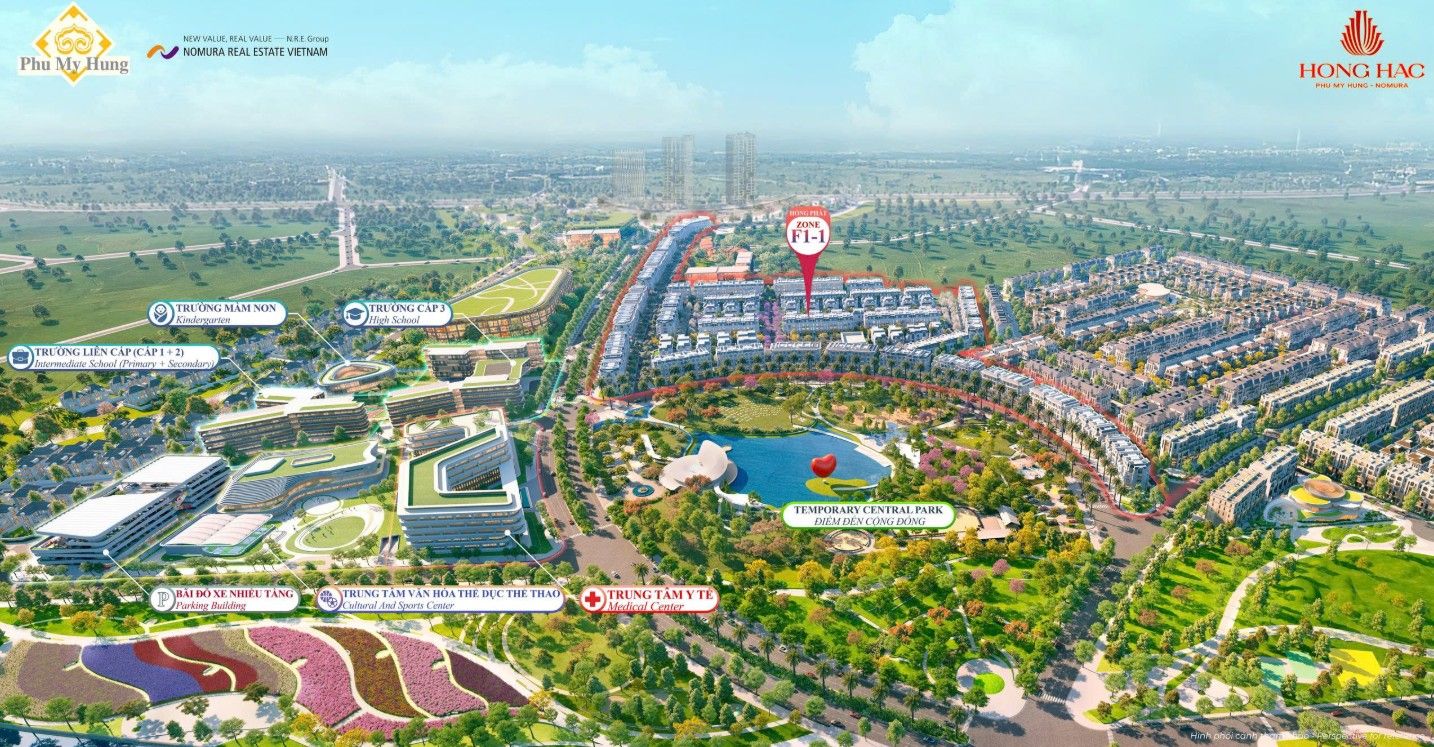 Tiện ích Hồng Hạc City Zone F1-1