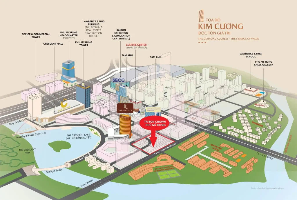 Where is Triton Crown Phú Mỹ Hưng located