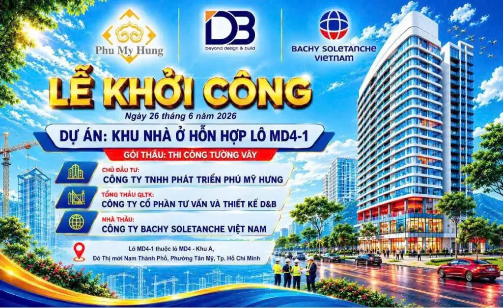 Tiến Độ Khởi Công Dự Án MD4-1 Phú Mỹ Hưng Mới Nhất Ra Sao
