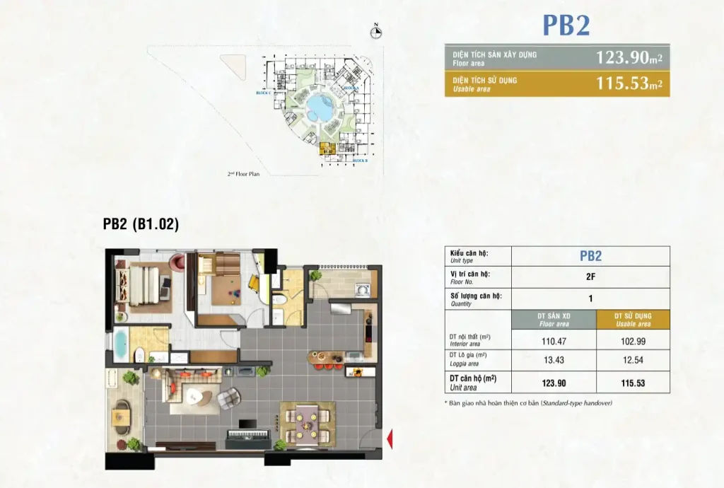 Layout Riverpark Premier kieu-pb2