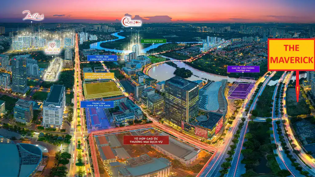 The Maverick view toàn cảnh về Phú Mỹ Hưng 2.0