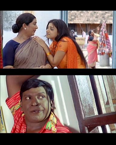 Aanai meme template with  (Keerthi Chawla) with  (Vadivelu)