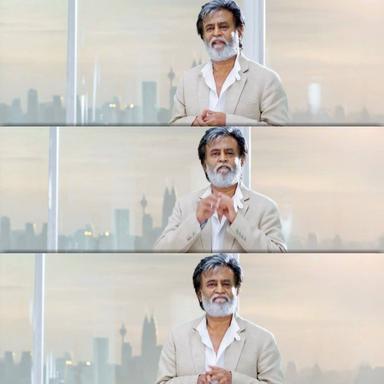 Kabali meme template with 'Kabali' Kabaliswaran (Rajinikanth)