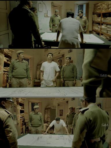 Kaththi meme template with Kathiresan / Jeevanandham (Vijay)