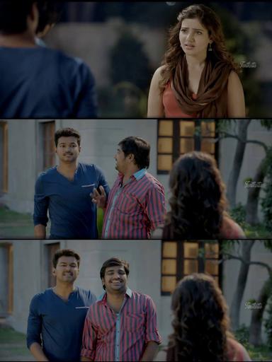 Kaththi meme template with Kathiresan / Jeevanandham (Vijay)