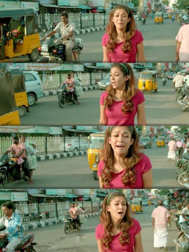 Naanum Rowdydhaan meme template with 'Pondy' Pandi (Vijay Sethupathi) with Kadambari (Nayanthara)