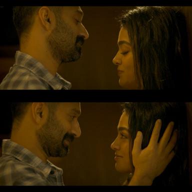 Vikram meme template with Amar (Fahadh Faasil) with Gayathri Amar (Gayathrie Shankar)