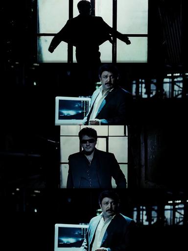 Billa meme template with David Billa / Saravana Velu (Ajith Kumar)