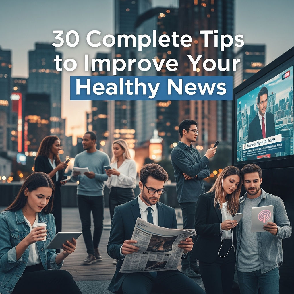 30 Complete Tips to Improve Your Healthy News insight