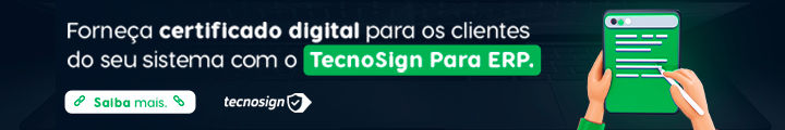 Banner sobre certificado digital - TecnoSign Para ERP