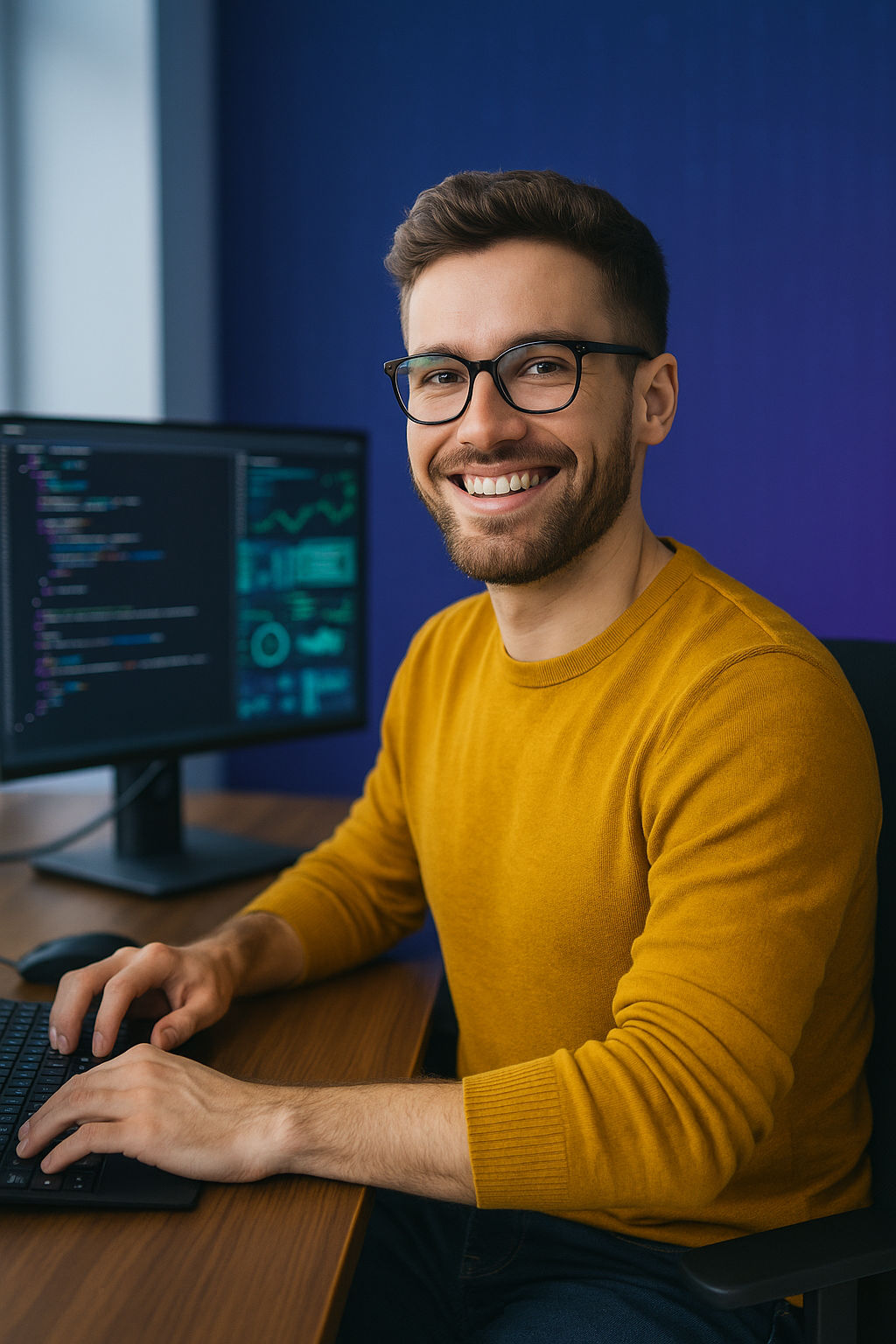 Desenvolvedor trabalhando com componentes TecnoSpeed