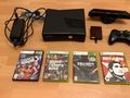 Xbox 360 Slim + Kinect + 4 hry