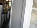 Bílá vitrína s policemi a zásuvkami IKEA HEMNES