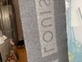 Luxusní šedá kašmírová šála Louis Vuitton