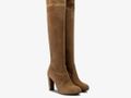 Stuart Weitzman Kozačky Highland Béžová